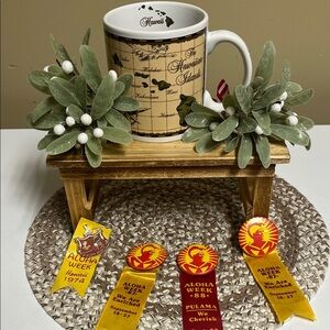 VTG Aloha Week Coat of Arms with ribbons Bundle